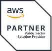 AWS MSP 파트너_이테크 클라우드_ AWS public sector solution provider badge